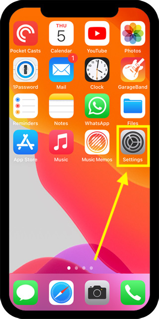 ipad settings app icon