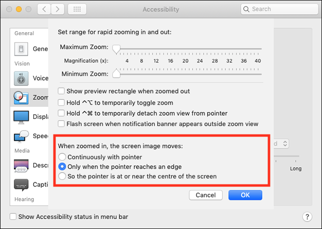 configure mac for control zoom