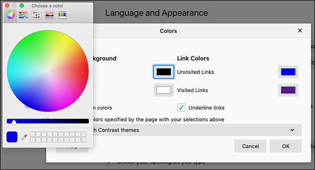 How to change the fonts in Firefox for macOS 10.15 Catalina